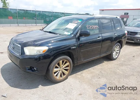 2009 Toyota Highlander Hybrid Limited из США, поврежденный, VIN JTEEW44A792034108